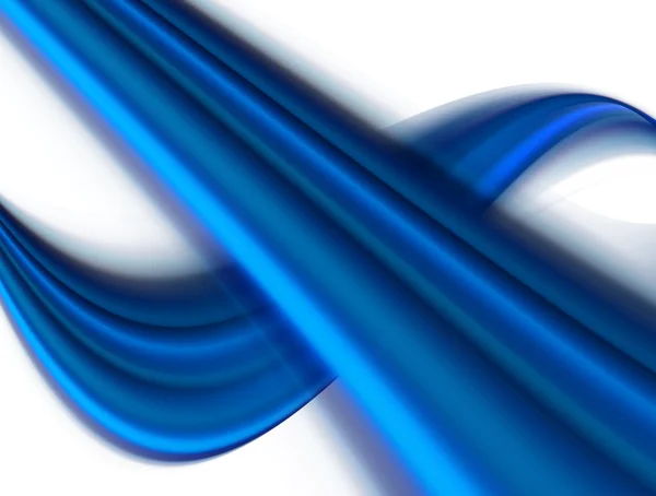 Modrá Dynamic Vlna Abstraktní Pozadí Abstraktní Ilustrace — Stock fotografie