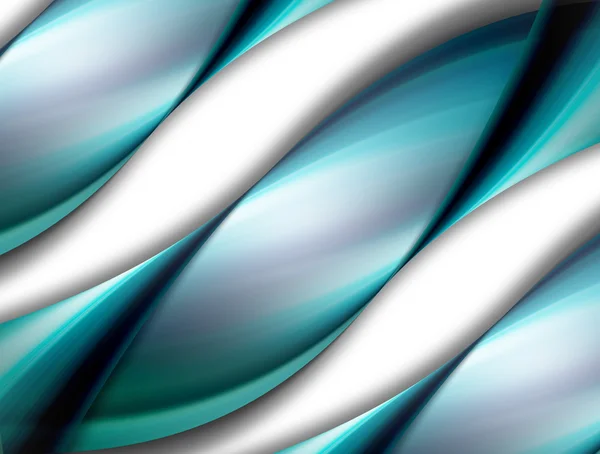 Modrá Dynamický Obrázek Bílém Pozadí Abstraktní Design — Stock fotografie