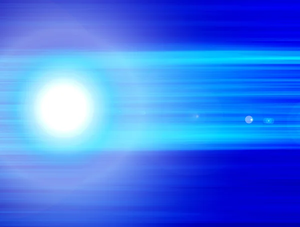 Blauer Dynamischer Hintergrund Mit Lichteffekten Abstrakte Darstellung — Stockfoto