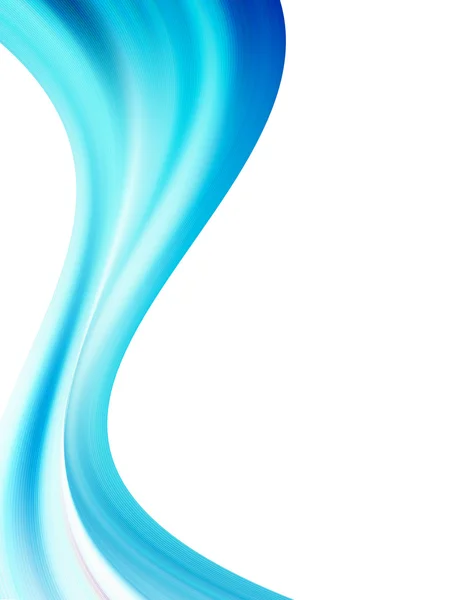 Μπλε Κύματα Άσπρο Φόντο Αφηρημένη Εικόνα — Φωτογραφία Αρχείου