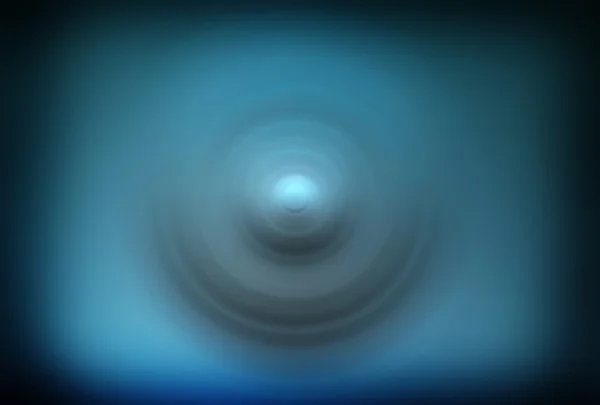 Cerchio Dinamico Blu Sfondo Nero Illustrazione Astratta — Foto Stock