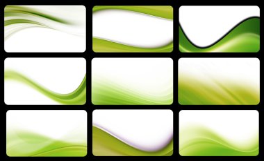 Green Waves clipart