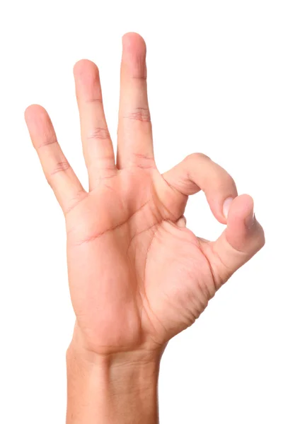 Znamení ruky — Stock fotografie