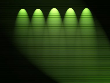 Green abstract background with light effects, abstract illustration clipart