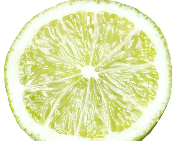 Textura Citronu Bílém Pozadí Izolované Ovoce — Stock fotografie
