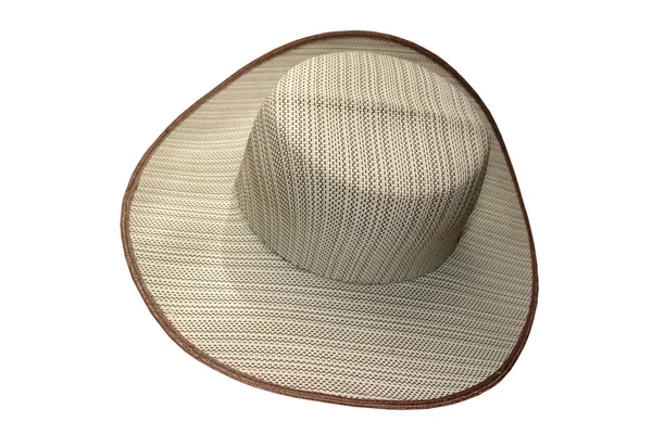 Cappello Caraibi Sfondo Bianco Immagine Isolata — Foto Stock