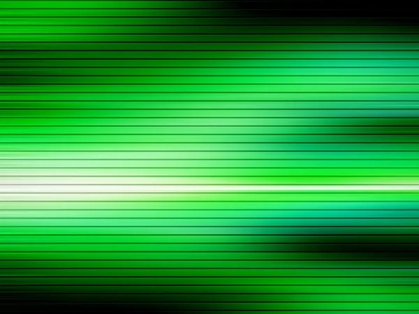 Linhas Dinâmicas Verdes Com Efeitos Luz Ilustração Abstrata — Fotografia de Stock