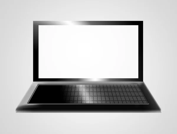 Computer portatile nero — Foto Stock