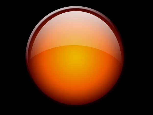 Botão laranja — Fotografia de Stock