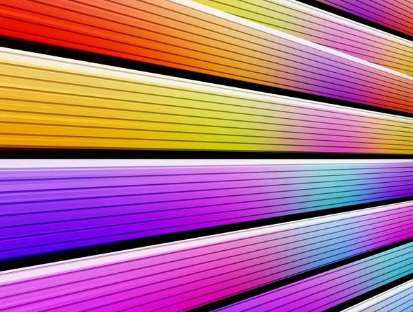 Colors Abstract Lines Perspective Illustration Background — Stock Photo, Image