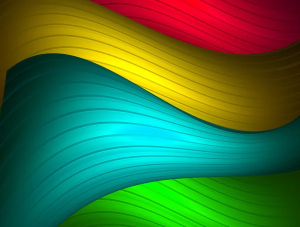 Τα κύματα χρώματα — Φωτογραφία Αρχείου