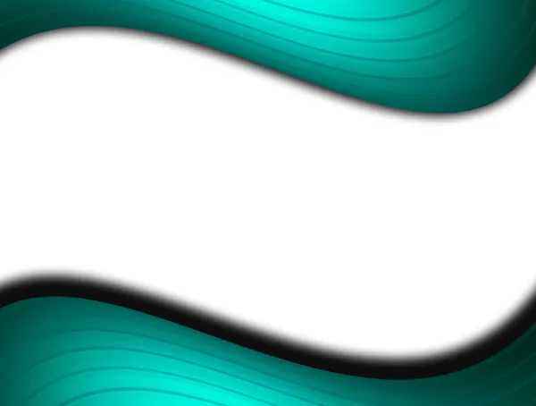 Valuri Dinamice Albastre Fundal Alb Ilustrație Abstractă — Fotografie, imagine de stoc