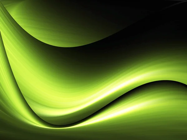 Grüne Wellen — Stockfoto