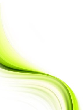 Green waves clipart