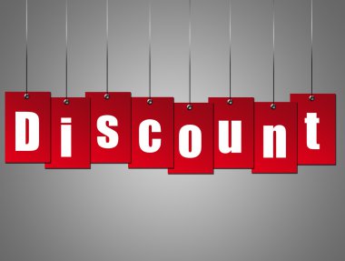 Hangling discount clipart