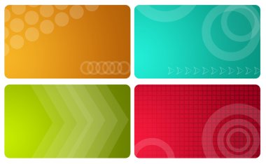 Business cards clipart