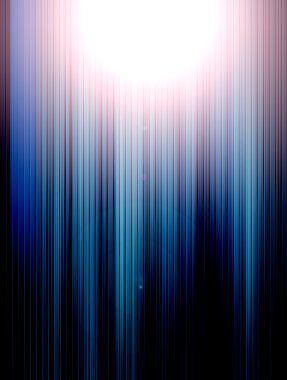 Blue dynamic background with light effects. Abstract illustration clipart