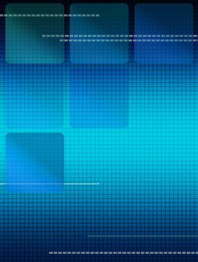 Blue dynamic background with abstract shapes. modern design clipart