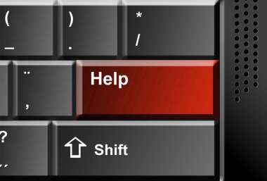 Help button clipart