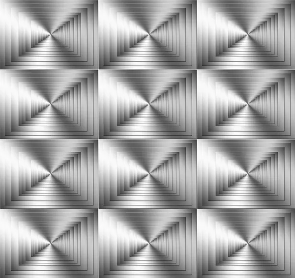 Chrome Vierkanten Patroon Illustratie Abstracte Achtergrond Ontwerpelementen — Stockfoto