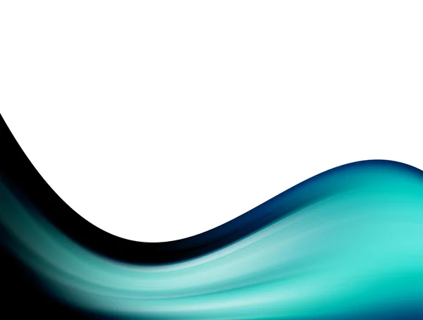 Blauwe Dynamische Golf Witte Achtergrond Ruimte Voegen Tekst Ontwerp — Stockfoto