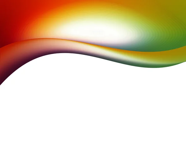 オレンジ色 抽象的な波 — ストック写真