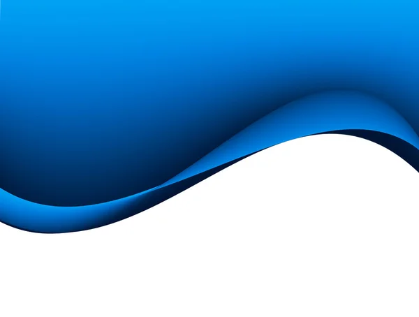 Modré Dynamické Vlny Bílém Pozadí Vložit Text Nebo Design Výkonné — Stock fotografie