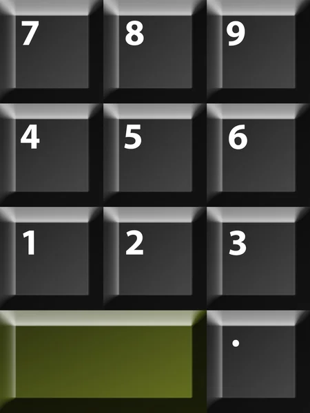 Numre Tastatur - Stock-foto