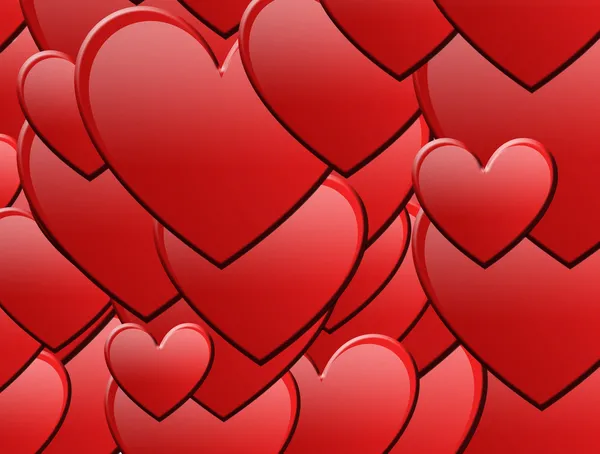Hearth Padrão Vermelho Com Efeitos Luz Ilustração — Fotografia de Stock