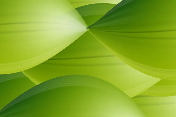 Grüne Abstrakte Formen Mit Lichteffekten Illustration — Stockfoto
