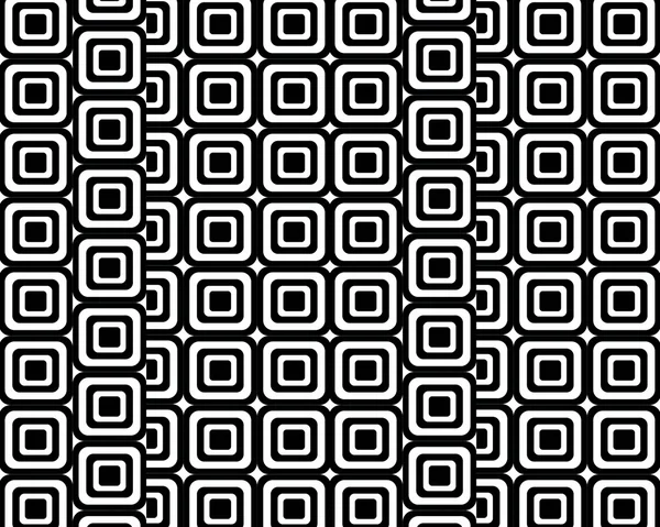 Schwarz Weiße Formen Abstraktes Illustrationsmuster — Stockfoto