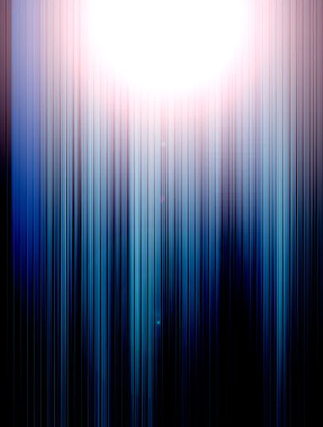 蓝色动态背景与光线影响 抽象图 — 图库照片