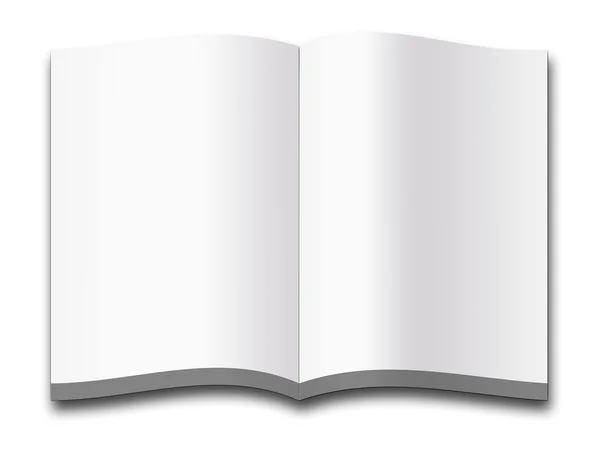 stock image Open book over white background. Isolated image