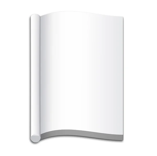 Livro branco — Fotografia de Stock