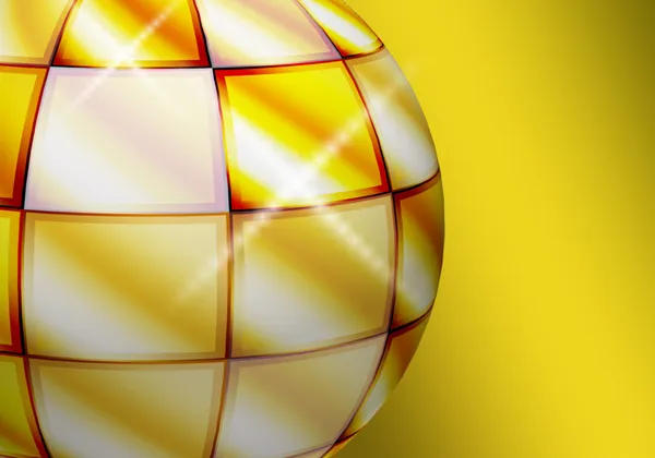 Yellow sphere — Stock Photo, Image
