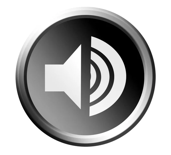 Speaker button — Stock Photo, Image