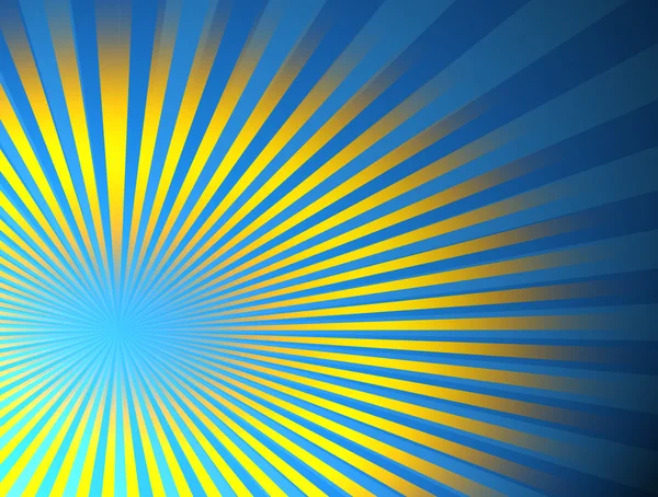 Yellow Blue Lines Background Abstract Illustration — Stock Photo, Image