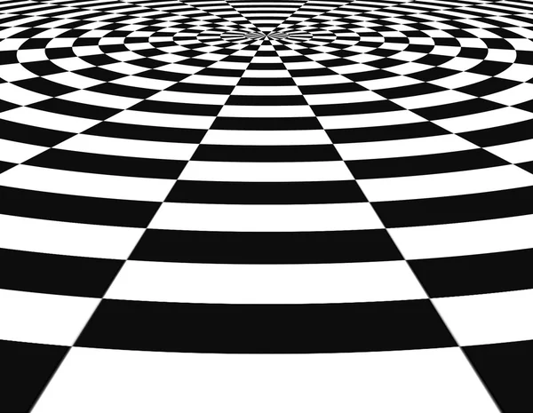 Чорно Біла Кругла Форма Педантичним Ефектом Абстрактна Ілюстрація — стокове фото