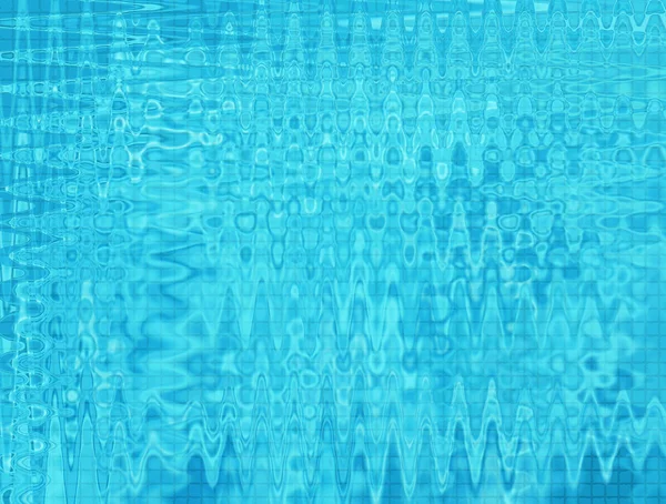 Vattenvågor Poolen Abstrakt Illustration — Stockfoto