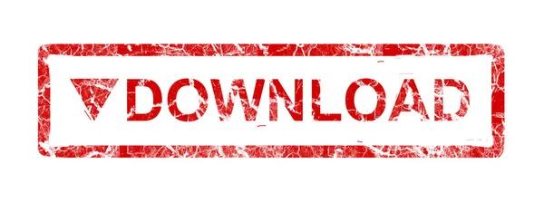 Download Red Stamp White Background Illustration — Stock Photo, Image