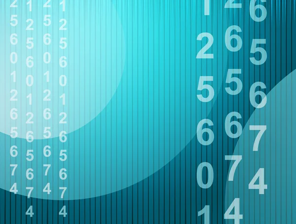 Numbers Blue Lines Background Business Illustration — Stock Photo, Image