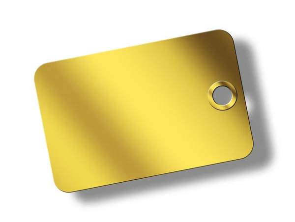 Cartão de ouro — Fotografia de Stock