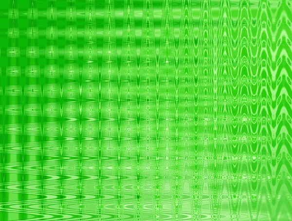 绿色动态波浪 抽象和空图 — 图库照片