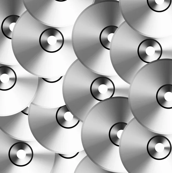 コンパクト ディスク クロム背景光の効果を持つ 技術図 — ストック写真