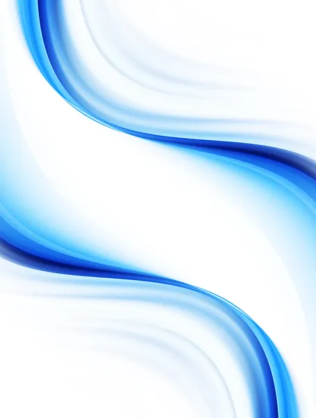 Δύο Κύματα Πάνω Από Λευκό Φόντο Δυναμική Απεικόνιση — Φωτογραφία Αρχείου