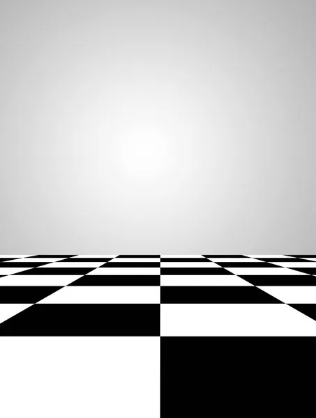 Black White Squares Floor Space Insert Text Design — Stock Photo, Image