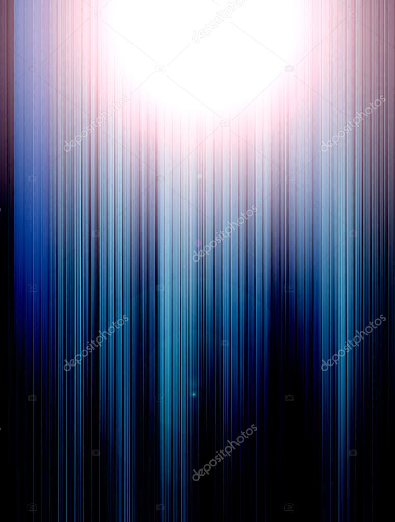 Blue dynamic background with light effects. Abstract illustration