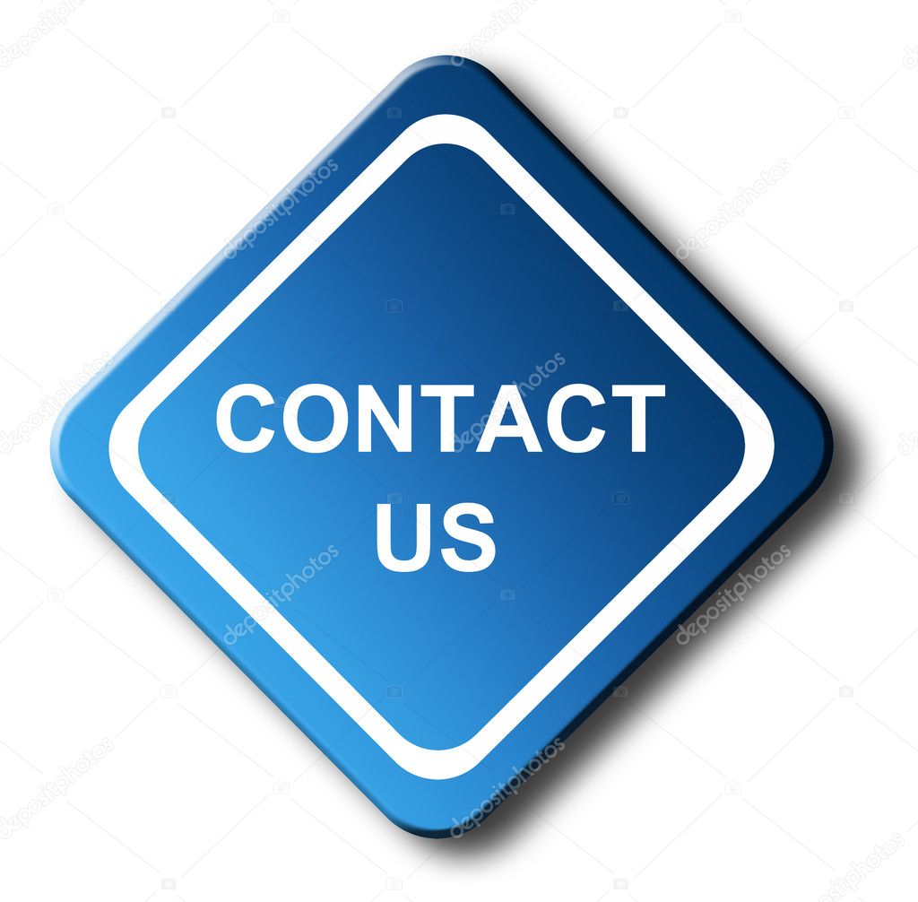 contact us advertisement over white background. illustration