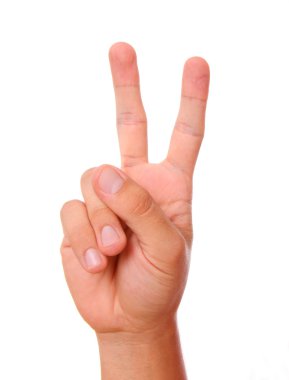 Two fingers clipart