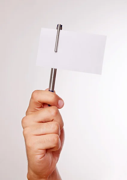 Card and pen — Stock Photo, Image